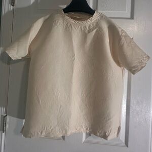 Valentino Cream Silk Shirt